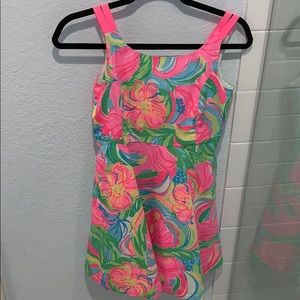 bright floral lilly pulitzer dress worn 2x